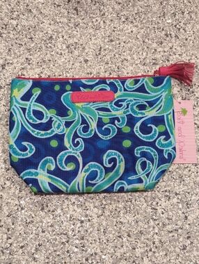 Salt And Palms Octopus Cosmetic Bag